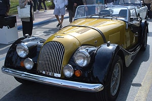 Yellow Convertable Car