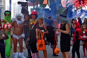 Group of People in Halloween Costumes - 2